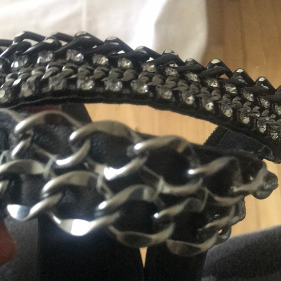 Black leather sandals - Picture 11 of 15